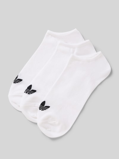 adidas Originals Sneakersokken met logoprint in een set van 3 paar Wit - 1