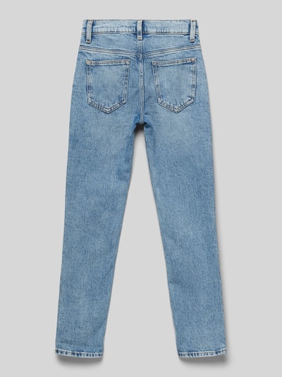 s.Oliver RED LABEL Straight fit jeans met contrastnaden, model 'PETE' Blauw - 3