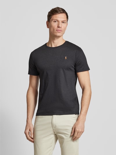 Polo Ralph Lauren T-Shirt mit Label-Stitching Graphit 4