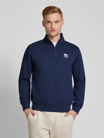 Lacoste Bluza ze stójką model ‘HERITAGE’ Ciemnoniebieski 4