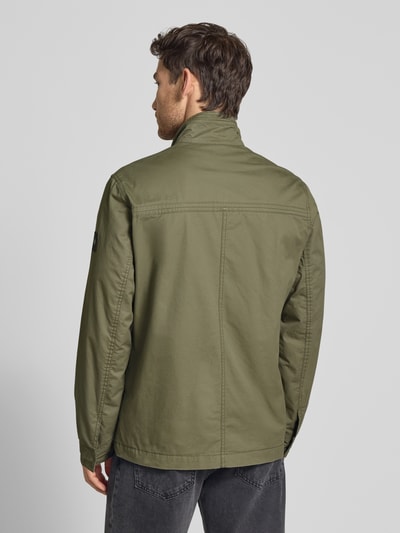 Tom Tailor Regular Fit Jacke aus reiner Baumwolle Oliv 5