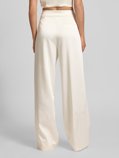 Jake*s Cocktail Wide Leg Bundfaltenhose mit Eingrifftaschen Ecru 5