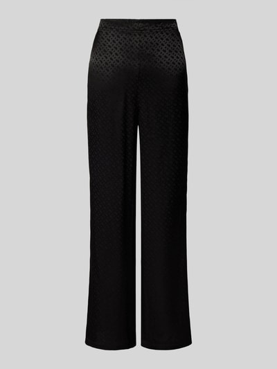 BOSS Straight Leg Pyjama-Hose mit elastischem Bund Black 1