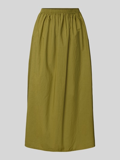 American Vintage Midirock mit elastischem Bund Modell 'BAILOW' Khaki 2