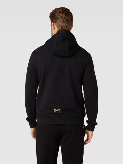 EA7 Emporio Armani Hoodie mit Logo-Print Black 5