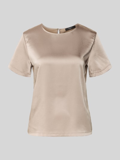 Produktfoto, Regular Fit T-Shirt mit Lyocell-Anteil Modell 'ZONA' von Weekend Max Mara, Optik: Unifarben, Kurzarm, Rundhals, glatte Textur.