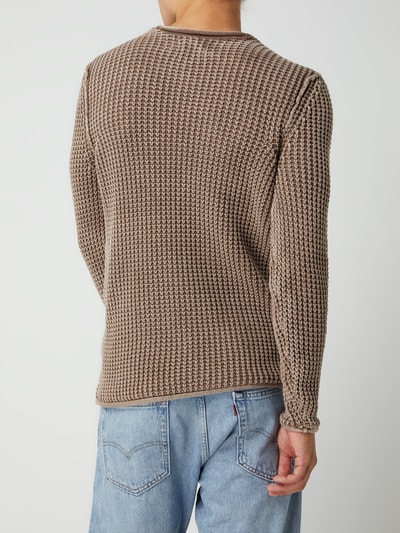 Replay Pullover im Used-Look  Beige 5