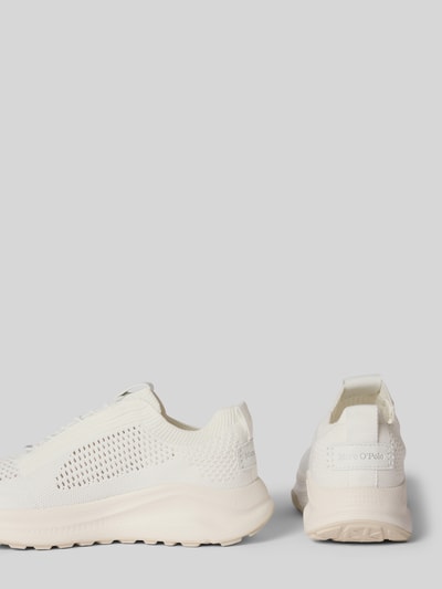 Produktfoto, Sneaker mit Logo Detail Modell 'LIV' von Marc O'Polo in Optik: Unifarben mit Logo-Applikation, abgerundete Schuhspitze, flache Absatzform, Schnürung, Damen Sneaker