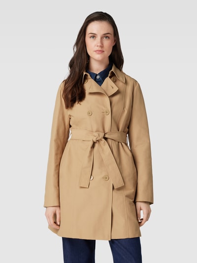 MAX&Co. Trenchcoat met strikceintuur, model 'MILO' Beige - 4