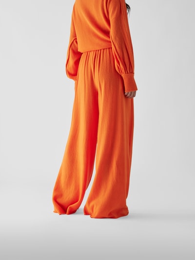 Maison Flaneur Hose aus Kaschmir Orange 5