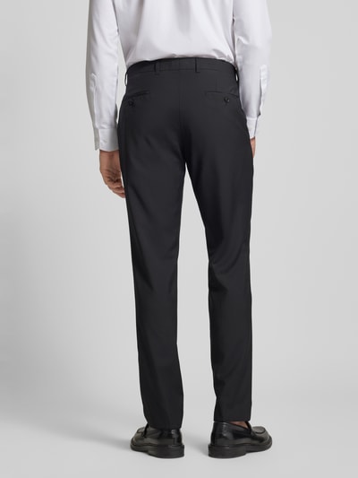 Roy Robson Slim fit pantalon met steekzakken Zwart - 5