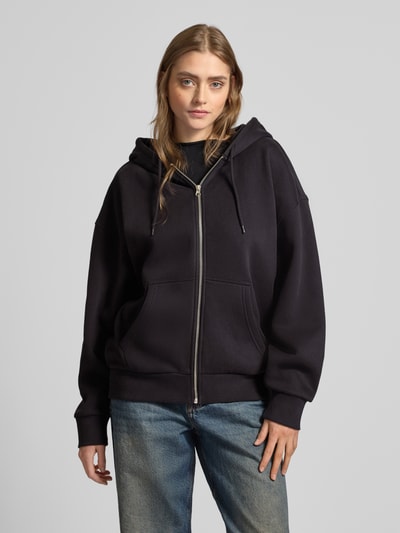 Review Overiszed Sweatjacke mit seitlichen Eingrifftaschen Black 4