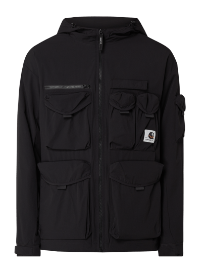 Carhartt Work In Progress Jack met capuchon, model 'Heyes Jacket' Zwart - 2