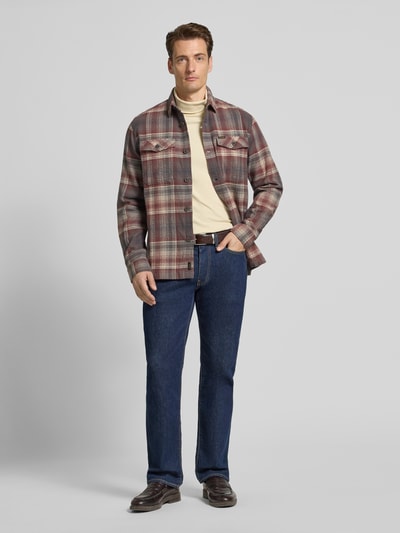 PME Legend Vrijetijdsoverhemd met kentkraag Lichtgrijs - 1