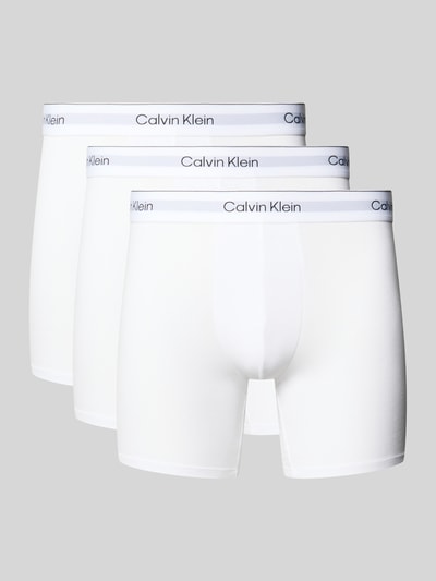 Calvin Klein Underwear Pant & Trunk mit elastischem Label-Bund im 3er-Pack Weiss 1