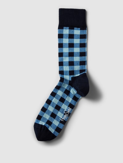 Happy Socks Sokken met all-over motief Marineblauw gemêleerd - 1