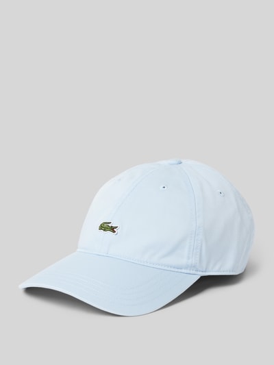 Lacoste Basceap mit Logo-Patch Modell 'CAPS AND HATS' Hellblau 1