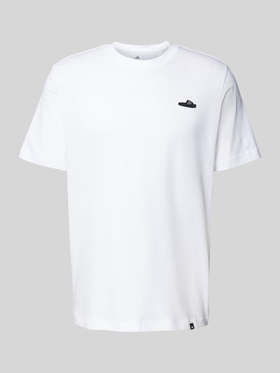 ADIDAS SPORTSWEAR T-shirt z wyhaftowanym logo Biały 2