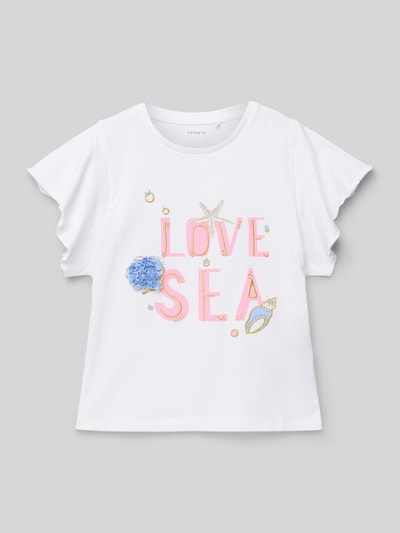 Name It T-Shirt mit Statement-Print Modell 'SEA' Weiss 1