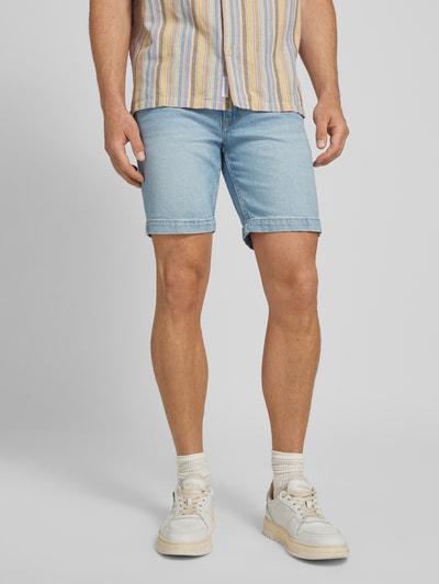 Mango Regular Fit Jeansshorts im 5-Pocket-Design Modell 'JAROD' Blau 4