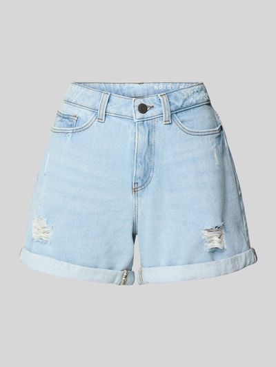 Noisy May Jeansshorts im Destroyed-Look Modell 'SMILEY' Hellblau 2