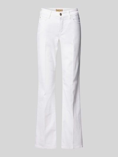 Cambio Flared jeans met 5-pocketmodel, model 'PARIS' Offwhite - 2