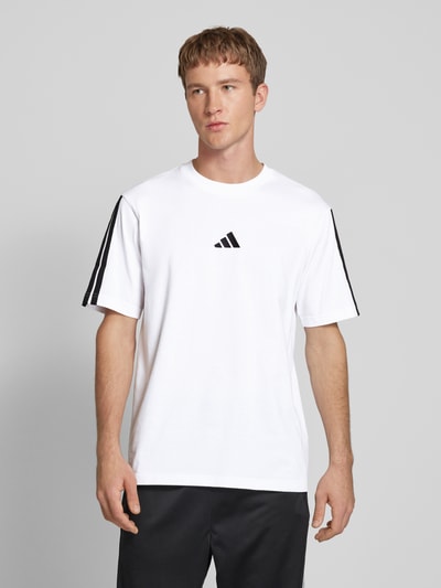 ADIDAS SPORTSWEAR T-Shirt mit Label-Print Weiss 4