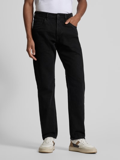 Tom Tailor Denim Relaxed Fit Jeans aus reiner Baumwolle Black 4