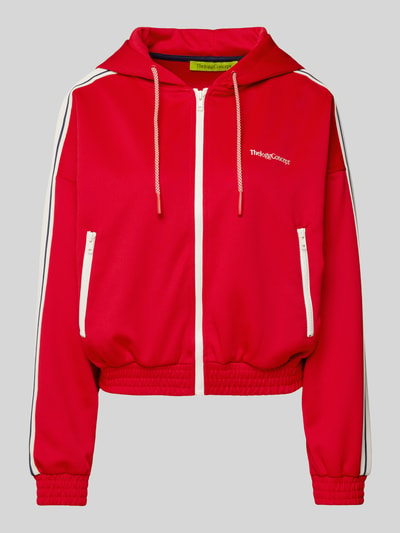 TheJoggConcept Sweatjack met capuchon, model 'SIMA' Rood - 2