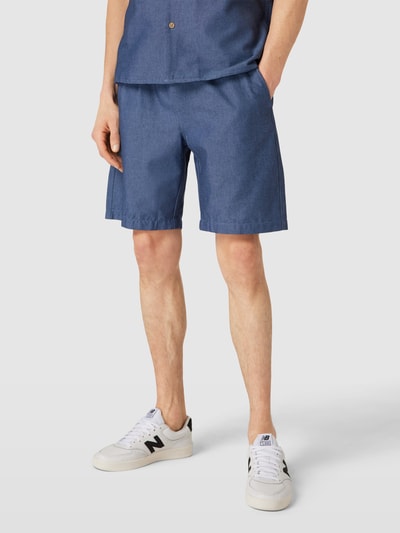 Anerkjendt Shorts mit elastischem Bund Modell 'JAMES' Marineblau 4