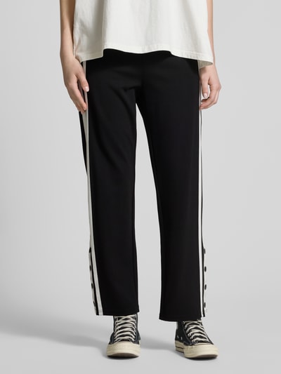 LeGer by Lena Gercke Regular fit trackpants met galonstrepen, model 'Suzi' Zwart - 4