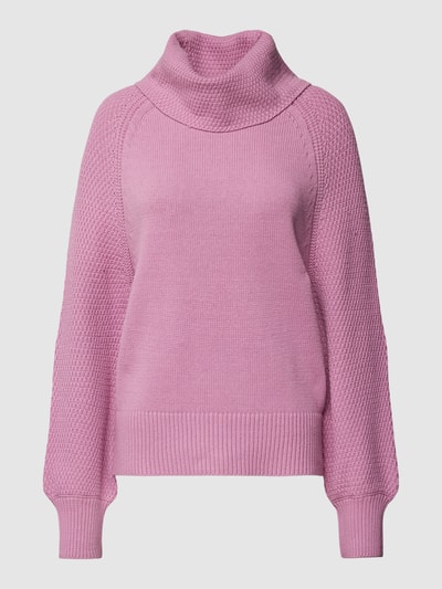 Tom Tailor Gebreide pullover met ballonmouwen Rosé - 2