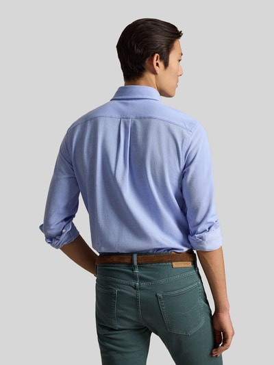 Polo Ralph Lauren Regular Fit Freizeithemd aus reiner Baumwolle Hellblau 5