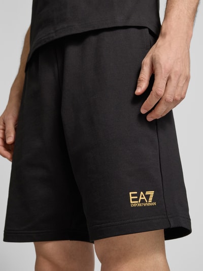 EA7 Emporio Armani Shorts mit elastischem Bund Black 3