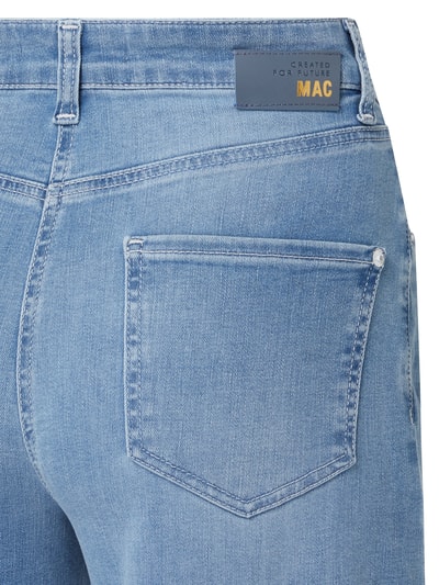 MAC High Waist Jeans mit Stretch-Anteil Modell 'Wideleg' Hellblau 4