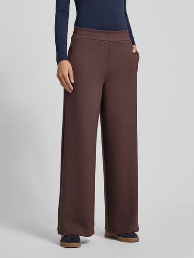 Rich & Royal Sweatpants mit elastischem Bund Dunkelbraun 4
