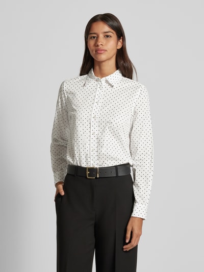 Gant Overhemdblouse met knoopsluiting Offwhite - 4