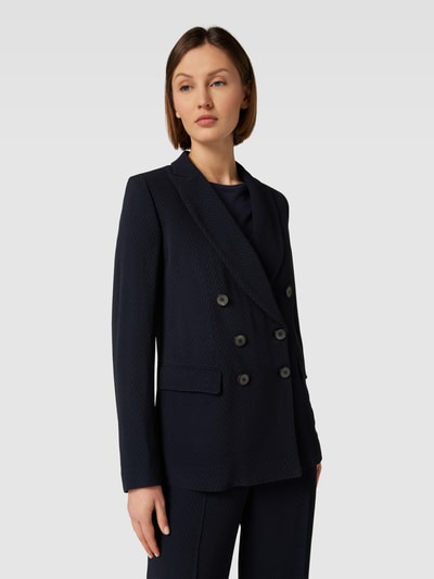 Emporio Armani Blazer mit Strukturmuster Marine 3