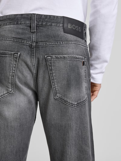 BOSS Orange Slim Fit Jeans mit 5-Pocket-Design Modell 'Maine' Jeansblau 3