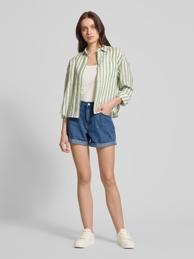 Vero Moda Relaxed fit korte jeans van katoenmix, model 'ZURI' Jeansblauw - 1