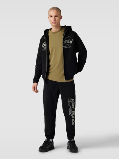 Low Lights Studios Sweatpants mit Label-Strasssteinbesatz Black 1