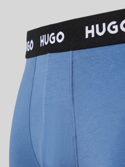 HUGO Boxershorts mit elastischem Logo-Bund im 3er-Pack Rot 2