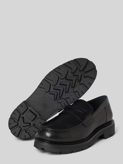 Vagabond Klapki ze skóry bydlęcej model ‘CAMERON’ Czarny 4