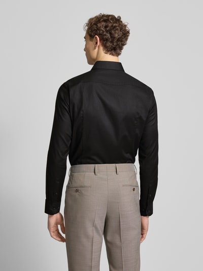 BOSS Slim Fit Businesshemd aus Baumwoll-Mix Modell 'HANK' Black 5