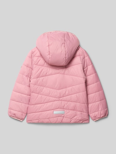 Name It Gewatteerd jack met capuchon, model 'MARBLE' Oudroze - 3