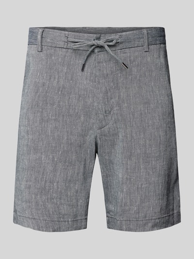 BOSS Regular Tapered Fit Shorts mit Tunnelzug Modell 'Kane' Marine 2