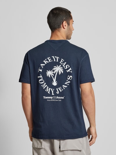Tommy Jeans T-Shirt mit Statement-Print Marine 5