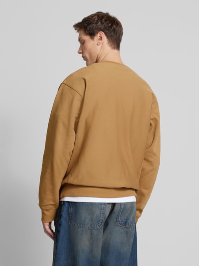 Carhartt Work In Progress Sweatshirt mit gerippten Abschlüssen Beige 5