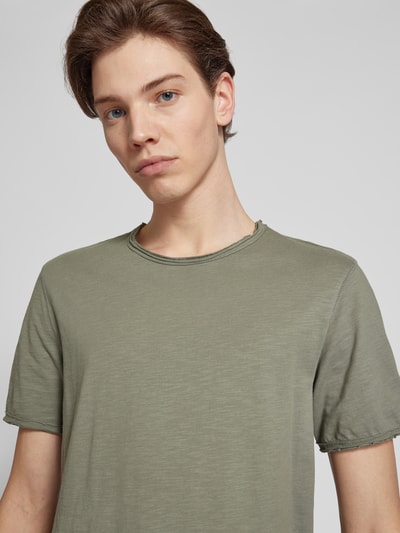 Only & Sons T-shirt met ronde hals, model 'BENNE' Lichtgrijs - 3