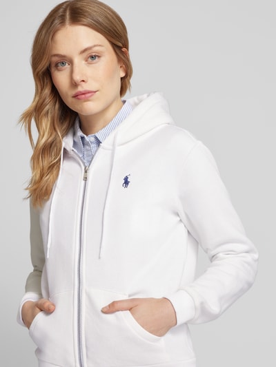 Polo Ralph Lauren Sweatjacke mit Logo-Stitching Weiss 3